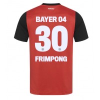 Bayer Leverkusen Jeremie Frimpong #30 Hjemmedrakt 2024-25 Kortermet